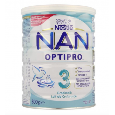 Nestlé Nan Optipro 3 荷兰雀巢能恩NAN® OPTIPRO®标准配方婴儿奶粉3段(1-2 岁)800g Nestlé Nan Optipro 3 荷兰雀巢能恩NAN® OPTIPRO®标准配方婴儿奶粉3段(1-2 岁)800g