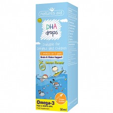 Natures Aid DHA (Omega-3) Druppels voor baby's en kinderen 50ml  Natures Aid DHA鱼油婴幼儿滴剂 50ml