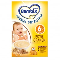Bambix Zonnige Ontbijtpap Fijne Granen谷麦营养米糊(6个月+)  250g  