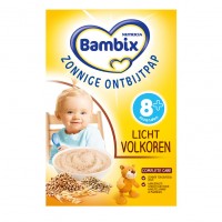 Bambix Zonnige ontbijtpap licht volkoren 谷麦营养米糊原味(8个月+） 250g   