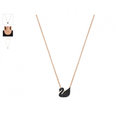 Swarovski  Iconic Swan Small Pendant （gold black）5204133 施华洛世奇标志性黑天鹅小吊坠 