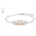 Swarovski  New Iconic Swan Bangle, Gold tone 5256264施华洛世奇新标志性天鹅手镯,金色调
